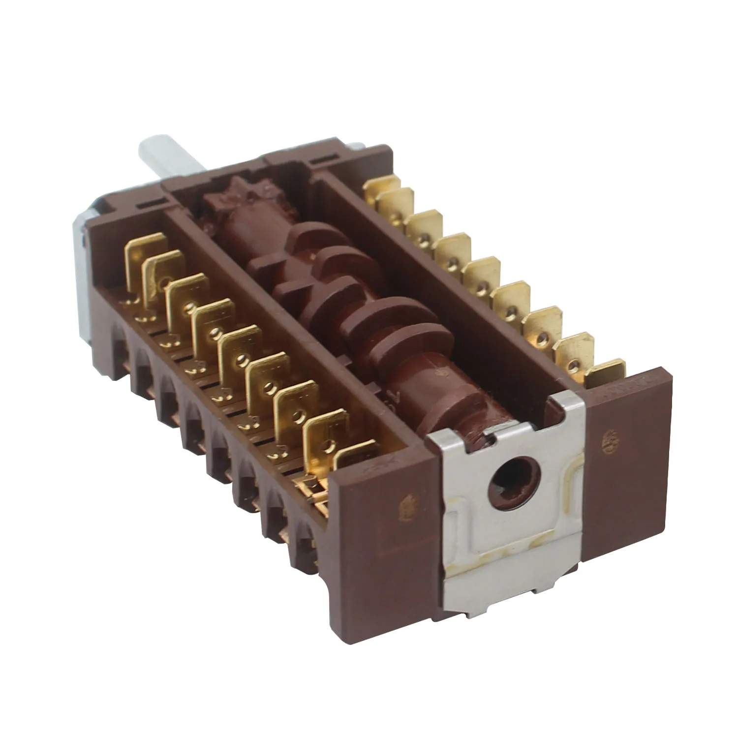 FD102B Полоционный переключатель для духовки, пароварки, электрической плиты, тумблер, поворотный функциональный переключатель, 1 шт., 250 В, 16 А, 8 + 0