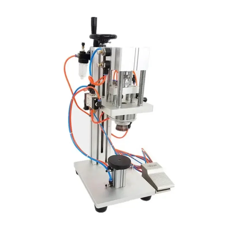 exquisite craftsmanship Perfume Collar Cap Closing Machine, Perfume Aluminium Cap Pressing Machine SM-180