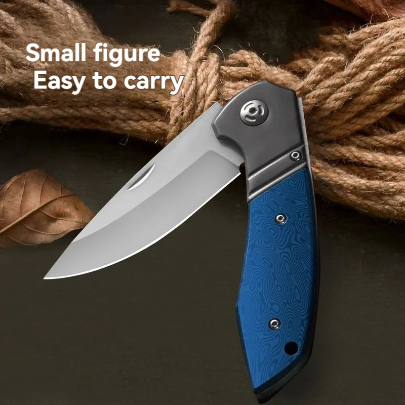 Hardness camping survival folding knife portable mini knife stainless steel sharp knife