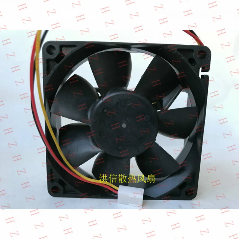 P+ for Nidec D08T-24TS9 04A 24V 0.15A 8025 80mm 3-wire inverter cooling fan 3pin