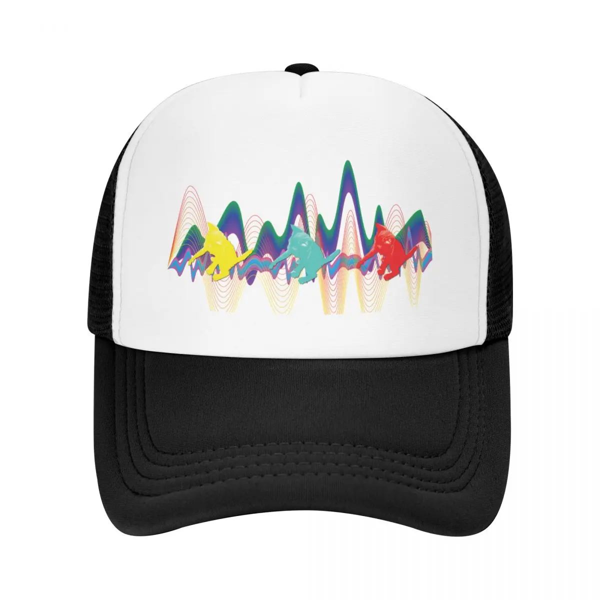 

Disco Pop Kittens Baseball Cap Big Size Hat Sun Cap Male hat Girl Men's