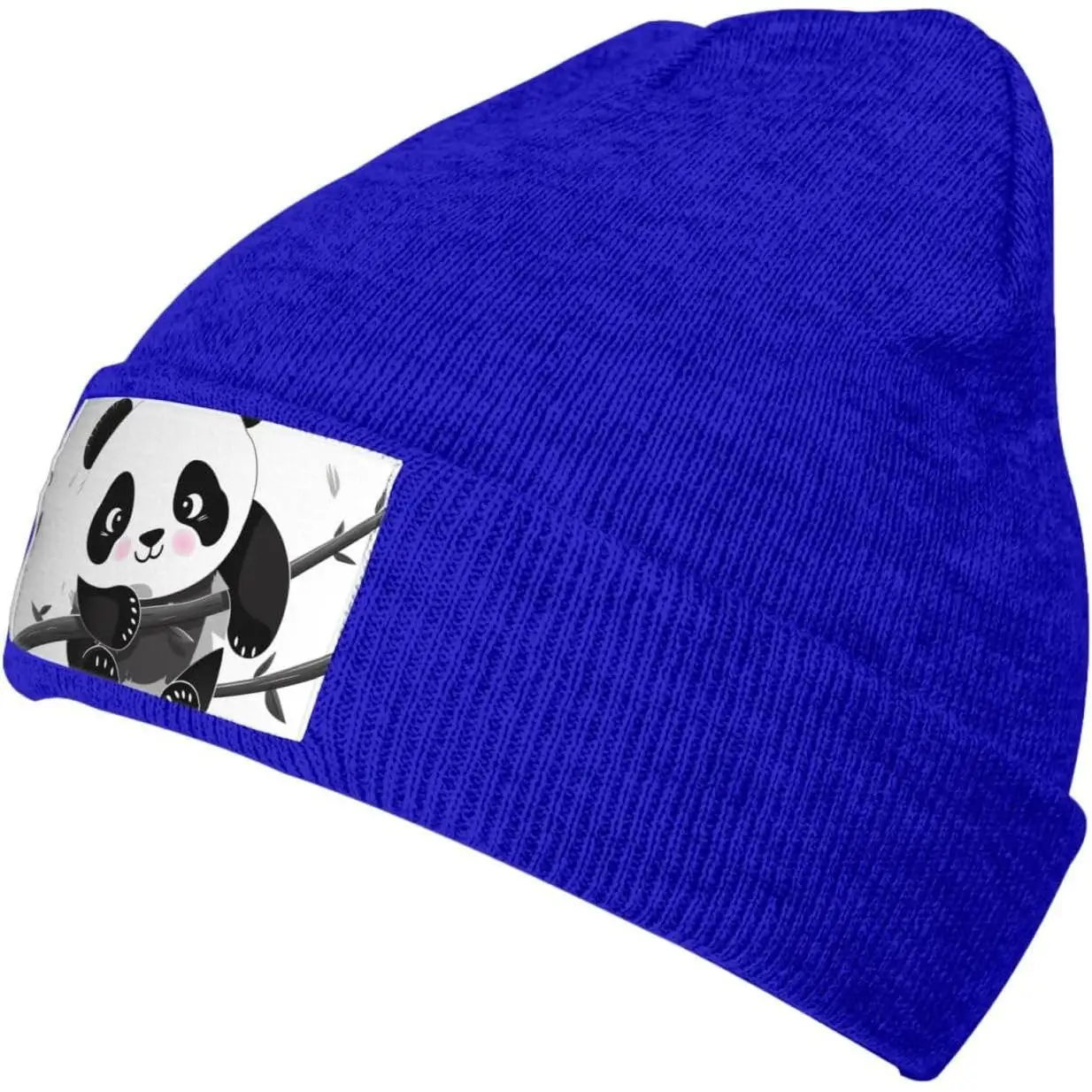 Beanie for Men Winter Hats for Women Knit Hat Cute Animal Beanie Soft Warm Cuffed Caps Stylish Watch Cap Black Beanie