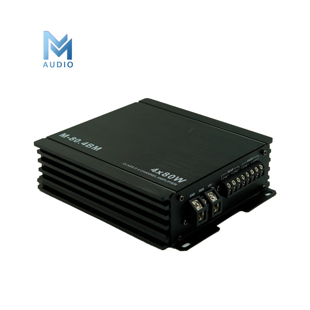 Small Size 80 Watts 4 Channel Car Audio Amplifier Class D Full Range Amplifier 5332 IC