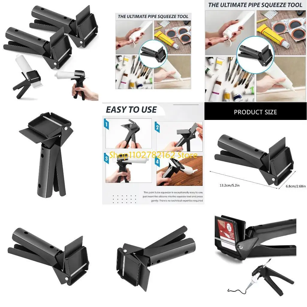 

547B Tube Extrusion Tool Prevents Materials Waste Tube Squeeze Dispensing Tool Tube Squeezer Efficient RTV Silicone Dispenser