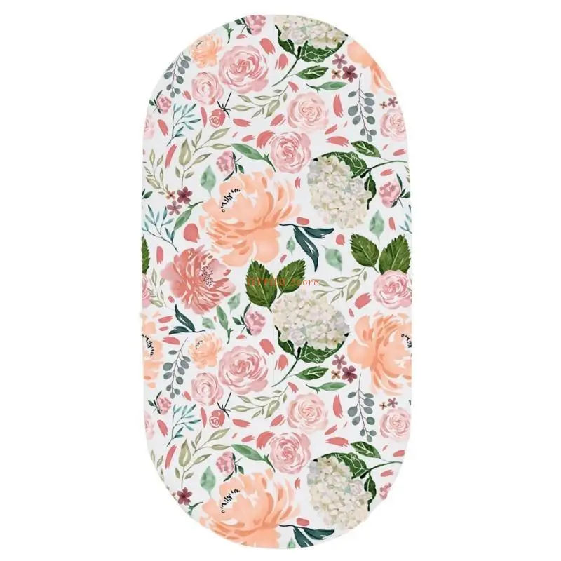 غطاء مرتبة سرير أطفال مصنوع من القطن U50F، ملاءات مرنة لمهد الأطفال