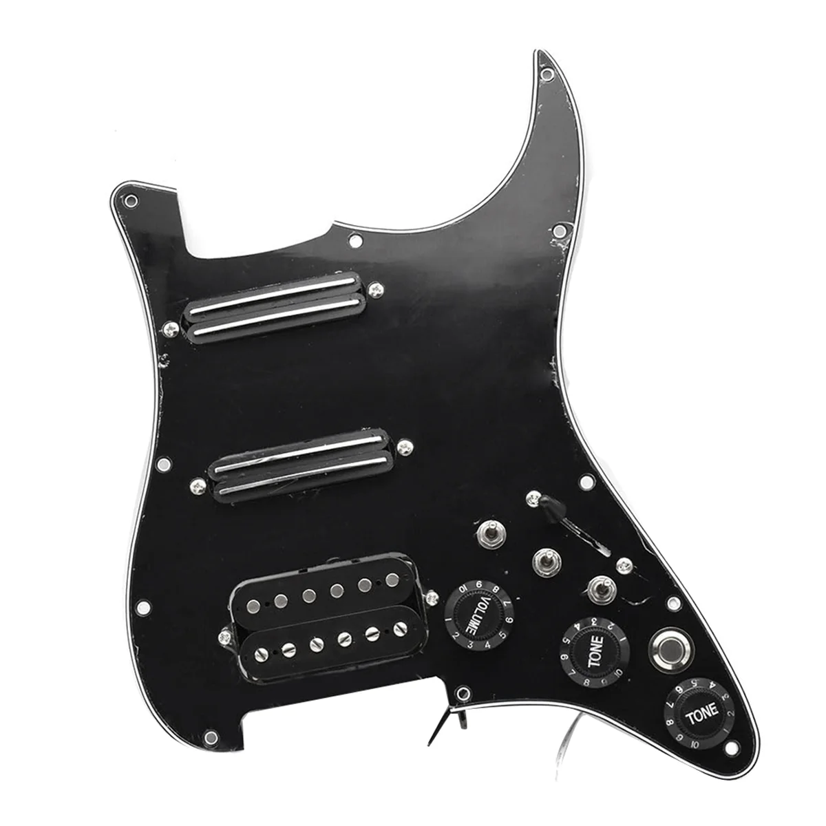 

Electric Guitar Pickguard Pickup with Singlecut Wiring Loaded Prewired Guitar Pickguard for Fender Strat Guitar