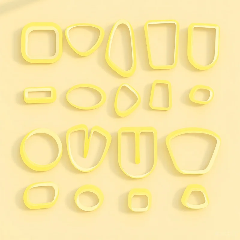 

18Pcs Polymer Clay Cutters Soft Clay Molds DIY Earring Making Tools Jewelry Supplies Craft Cutting Kit Jewelry Making Kit