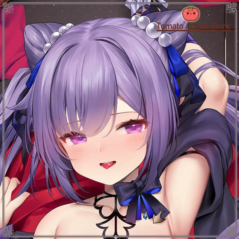 

Anime Genshin Impact Keqing Sexy Dakimakura Cover Cushion En Gifts CZT