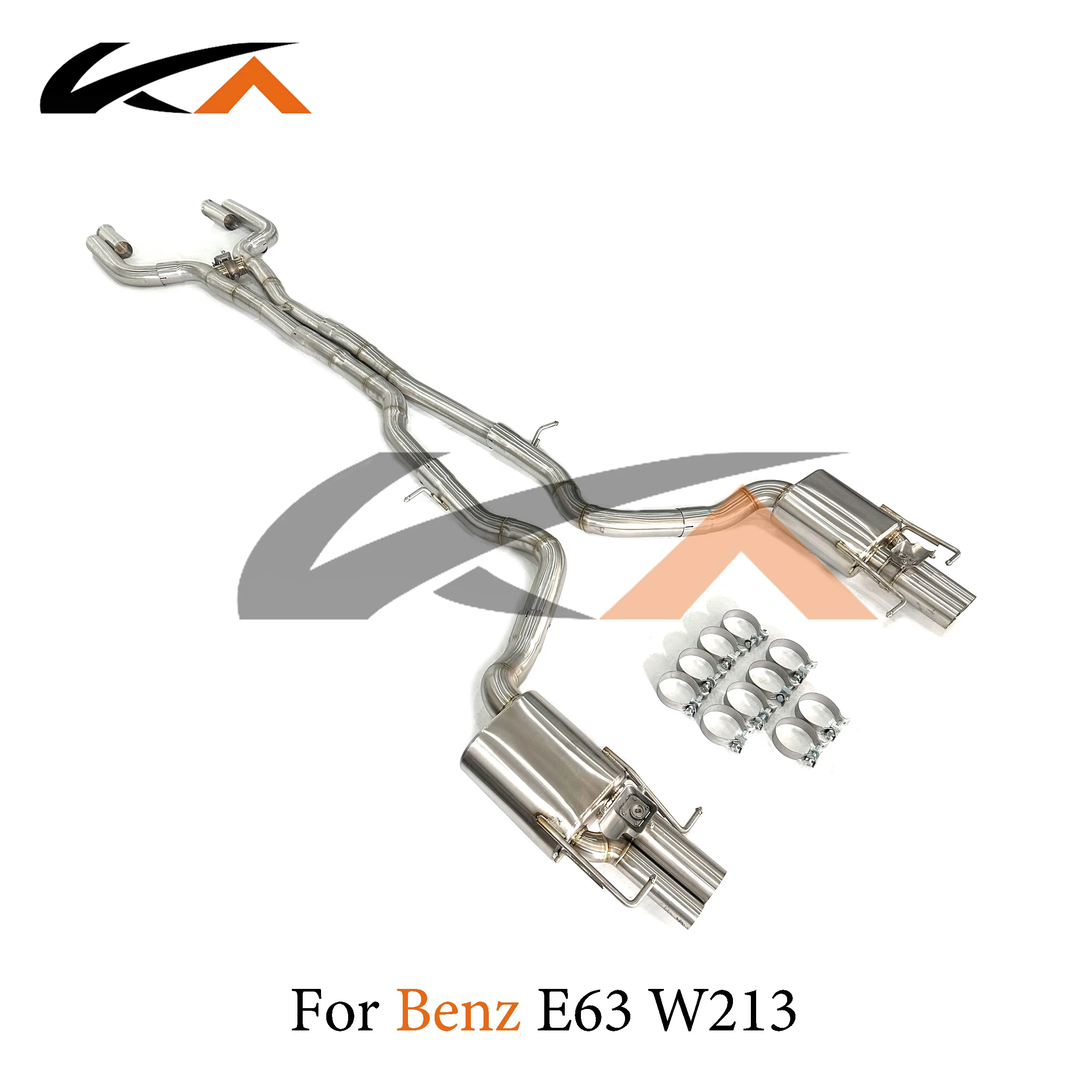 KA Tuning exhaust system stainless catback for BMW E63 W213 performance parts with muffler valve car accessories