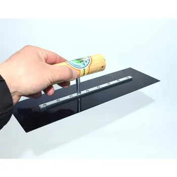 Blauer Mangan stahl 40cm Verputz kelle Fliesenboden Verguss Fliesen Werkzeug Wand Betons chaber Werkzeug