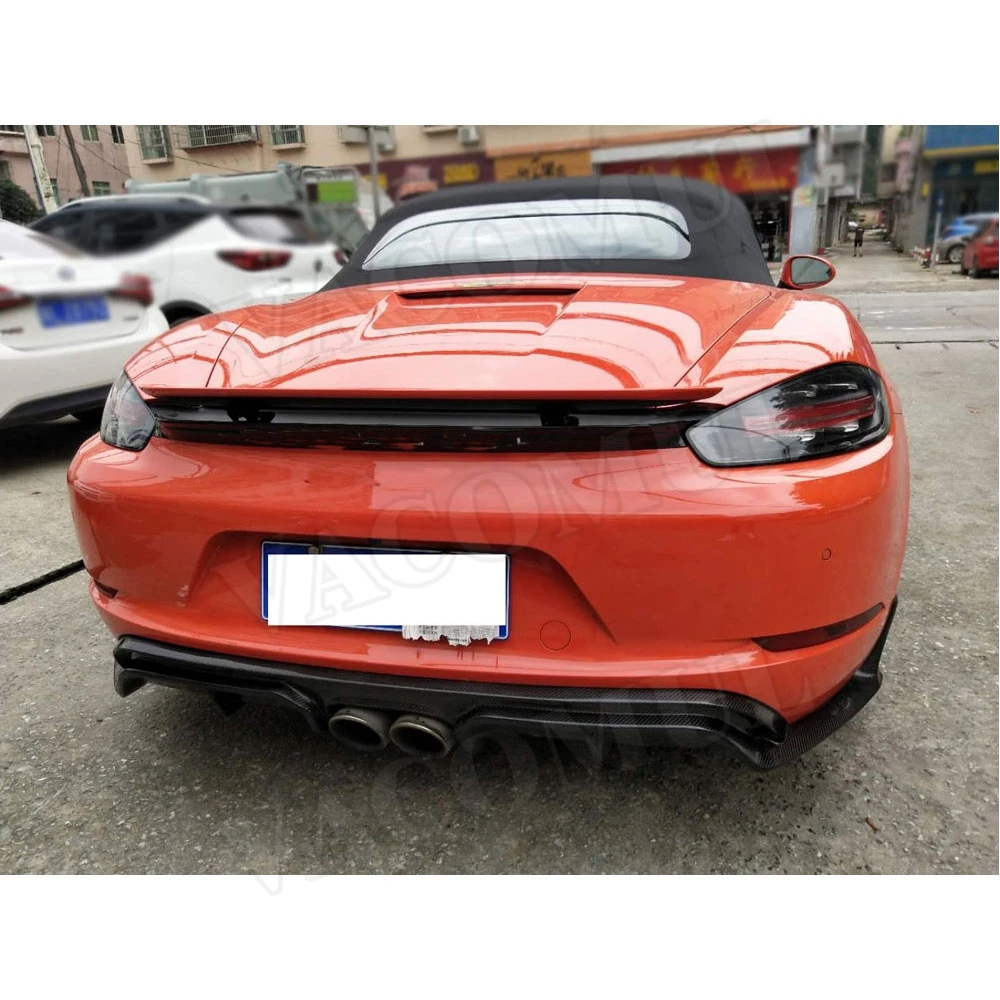 

Диффузор-спойлер из карбона VACOMUL для заднего бампера Porsche 718 Cayman Boxster Base S Coupe 2017-2018