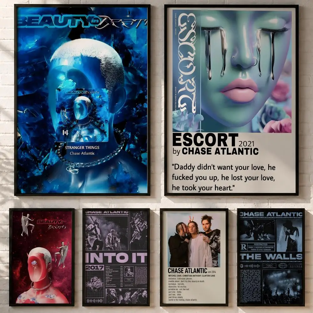 Australian Band Chase Atlantic Poster HD poster wall art self-stick no-residue for home cafe office great gift
