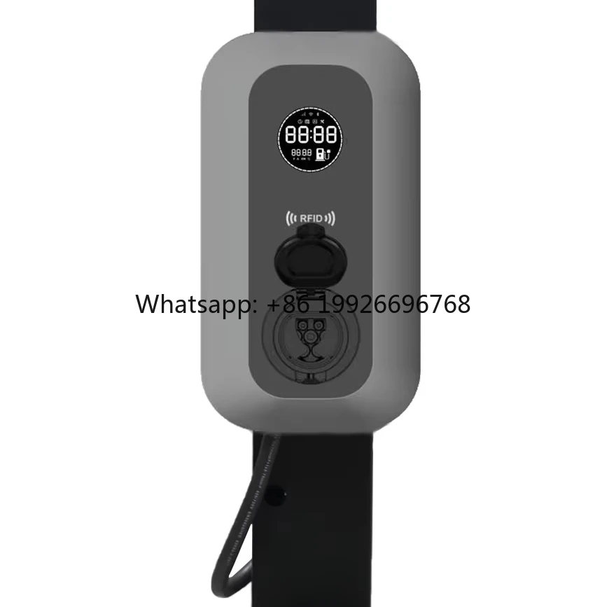 

Антикоррозийная сверхпрочная алюминиево-нержавеющая стальная подставка для зарядного устройства электромобилей, 32А, новая универсальная напольная зарядная станция