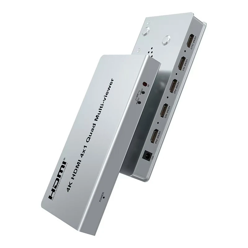 HDMI2.0 4X1SplitterdnfScreen splitter4Mouth4k300hzHigh-definition screen splitter with seamless switching