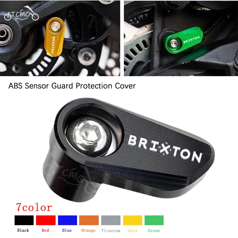 Protector de Sensor ABS para Rueda Delantera y Trasera de Motocicleta para Brixton Cromwell 125 1200 Crossfire Storr 500 Sunray Felsberg 125 250