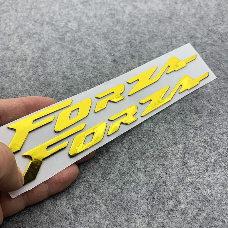 3D waterproof sticker motorcycle modification waterproof decorative film FOR FORZA 125 250 300 350 750 soft adhesive body parts