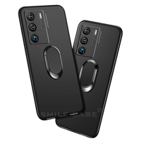 Funda for ZTE Axon 40 Ultra Case 5G A2023P 6.8 Inch Soft Black Silicone Magnetic Car Holder Ring Cover for ZTE Axon 40 Ultra