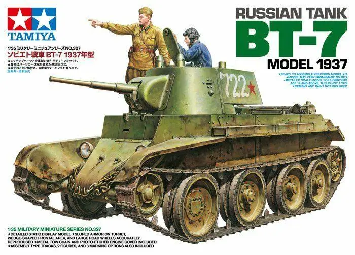 

Tamiya TA35327 1/35 Russian Tank BT-7 Model 1937 kit