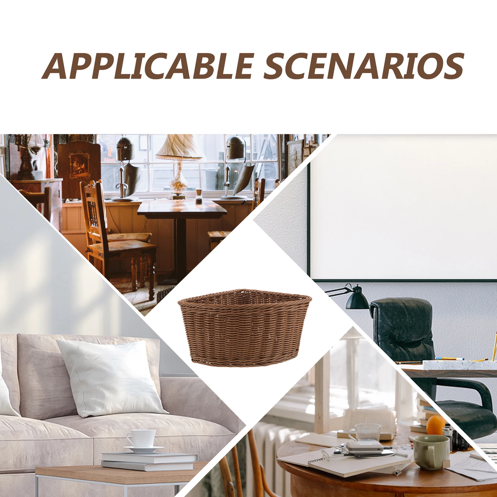 

Corner Storage Basket for Bathroom Wardrobe Organizer Bins Handcrafted Triangle Shelf Solution for Snacks and Toiletries