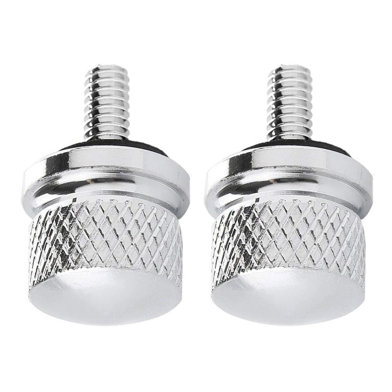 

2X Chrome Billet Aluminum Seat Bolt Screw Cap