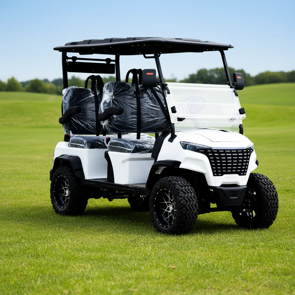 4KW/5KW Electric Golf Cart, 60V Lithium Battery, 4/6/8 Seat Four-Wheel Beach Buggy/Bicycle on Clearance Sale