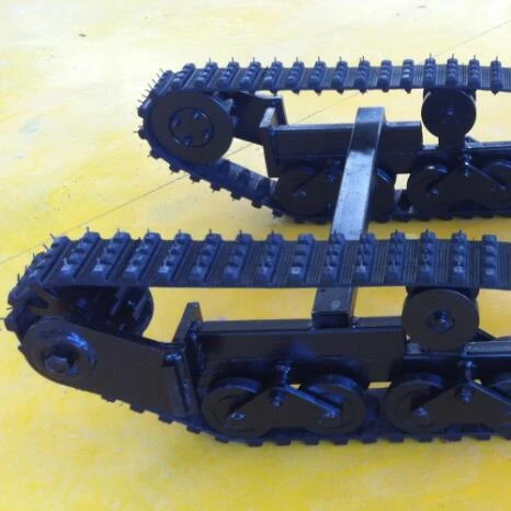 Kleines Gummikettensystem für intelligentes Fahrgestell, Rasenmäher-Chassis
