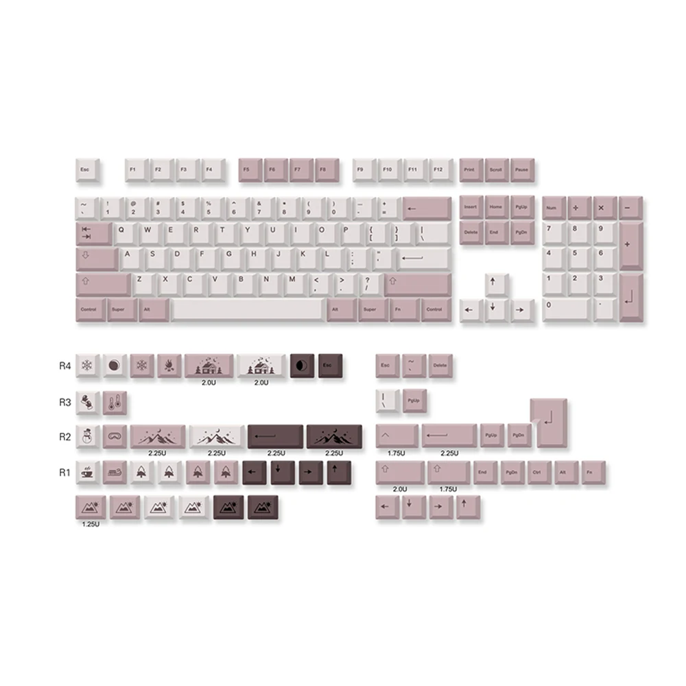 

Universal PBT Keycap MDA Profile DYE-SUB DIY Keycaps for Gateron Cherry MX Switch Gamer Mechanical Keyboard Key Cap