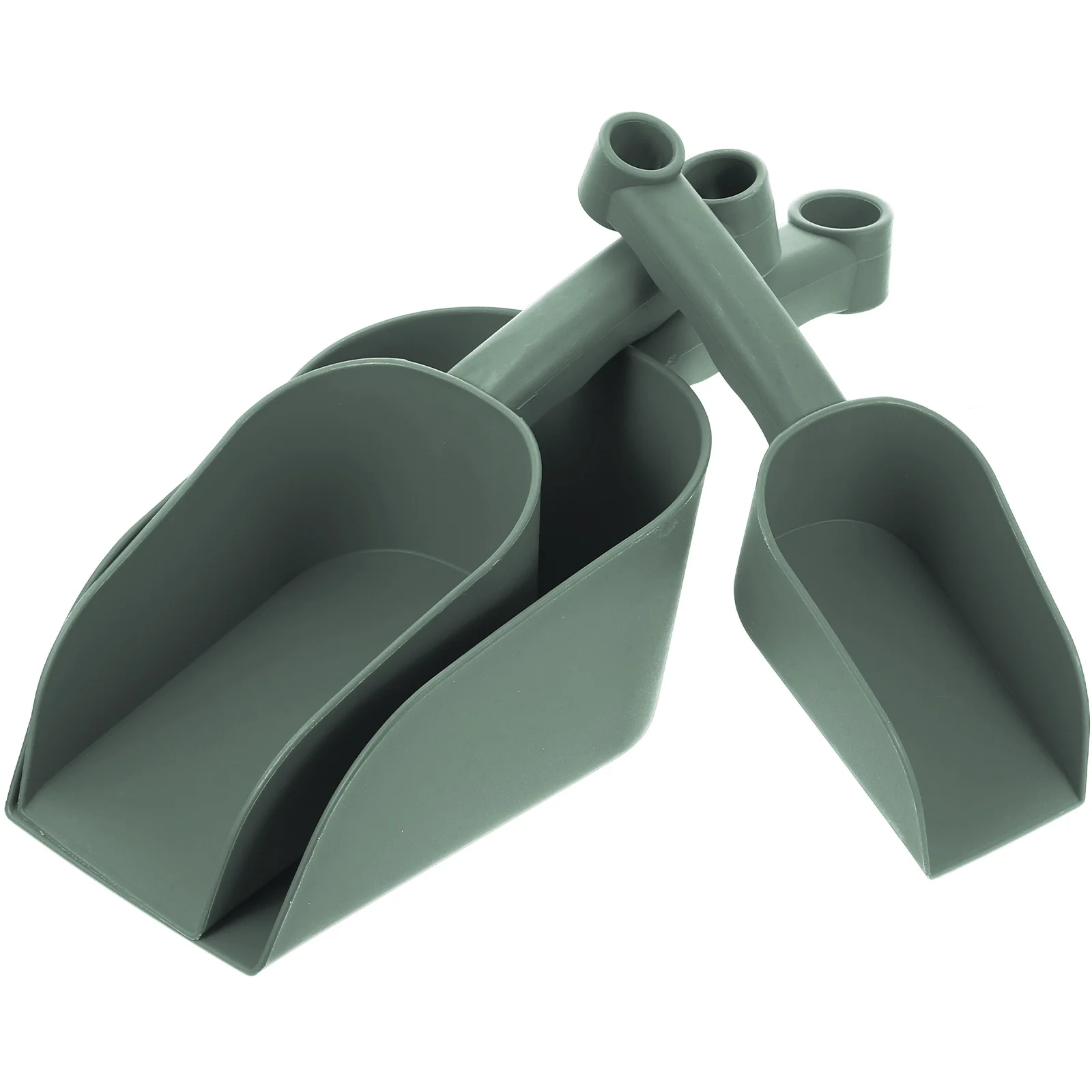 3 قطعة مجرفة التربة البلاستيكية للحديقة لزراعة الحفر وإزالة الأعشاب الضارة نباتات داخلية زراعة عصارية مجرفة صغيرة أدوات البستنة #5