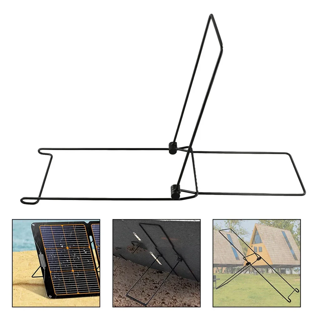For Camping For Hiking Adjustable Tilt Mount Camping Equipment Efficient Solar Energy Capture Easy Installation Brackets