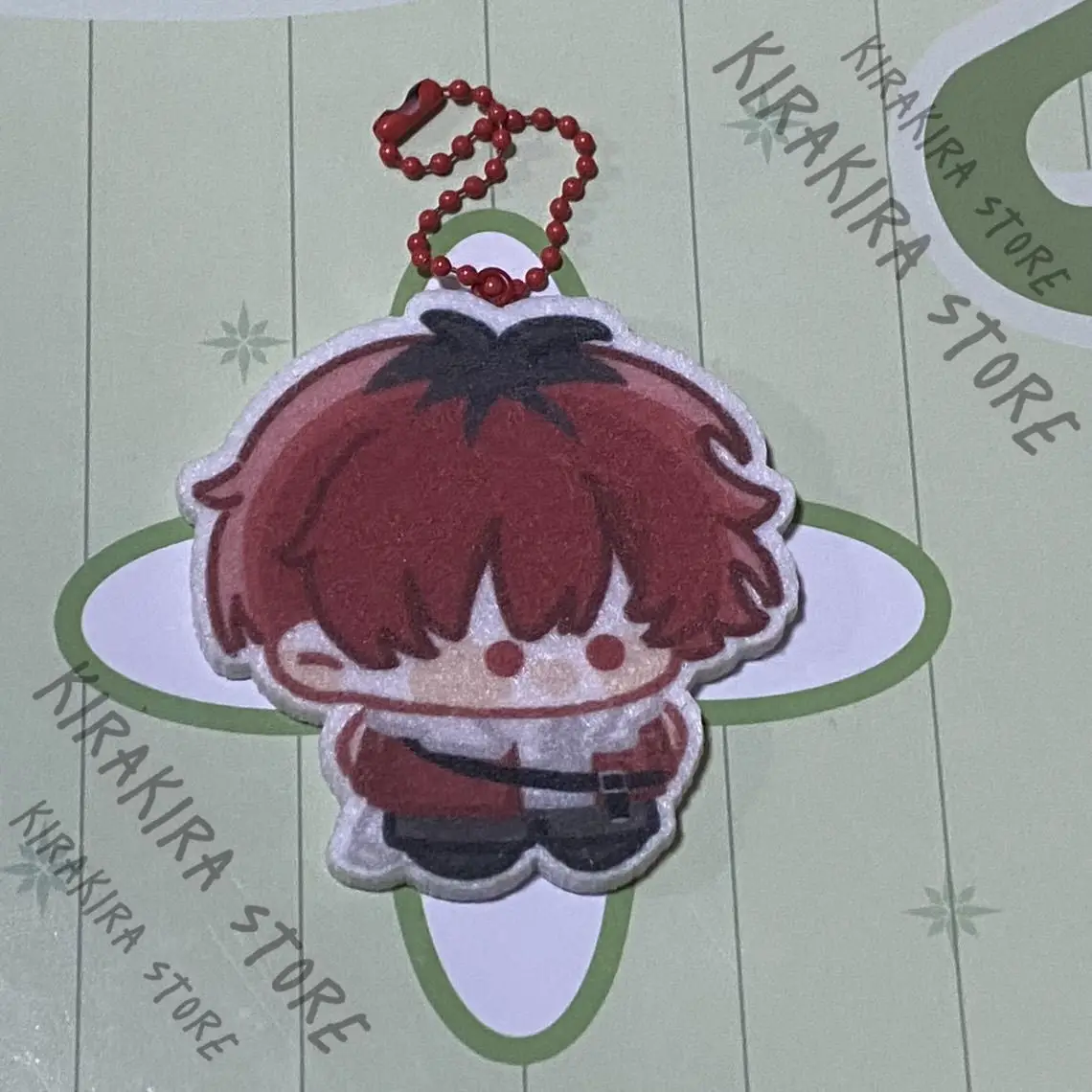 Frieren: Beyond Journey's End 양면 펜던트 열쇠 고리 Frieren Fern 부직포 교수형 드롭 코스프레 Stark 액세서리