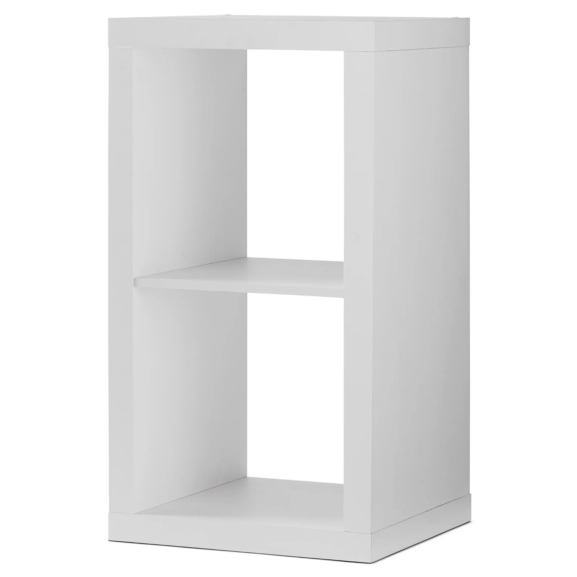 

2 Cube Storage Organizer, White Texture,Easy Assembly