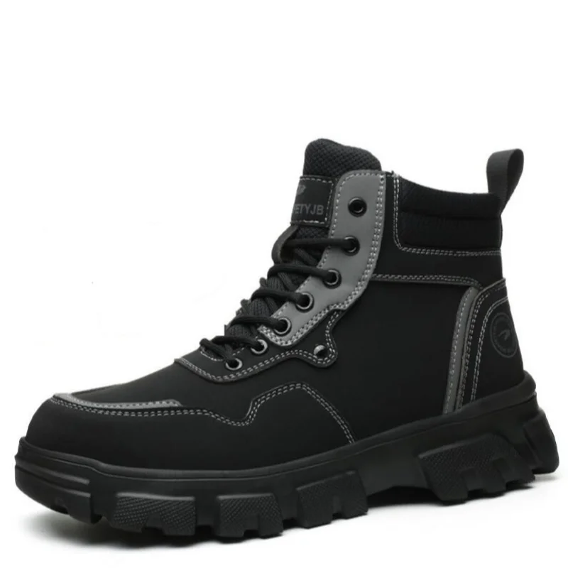 

Защитная обувь для защиты от брызг воды, мужские износостойкие рабочие ботинки, обувь со стальным носком, устойчивая к проколам защитная обувь, защитные кроссовки