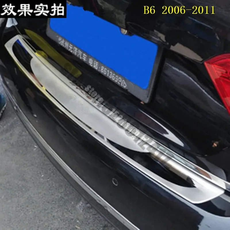 for 2006-2011 Volkswagen Passat B6 stainless Car accessories door cover outside door sill plate and Rear Bumper Protector Sill