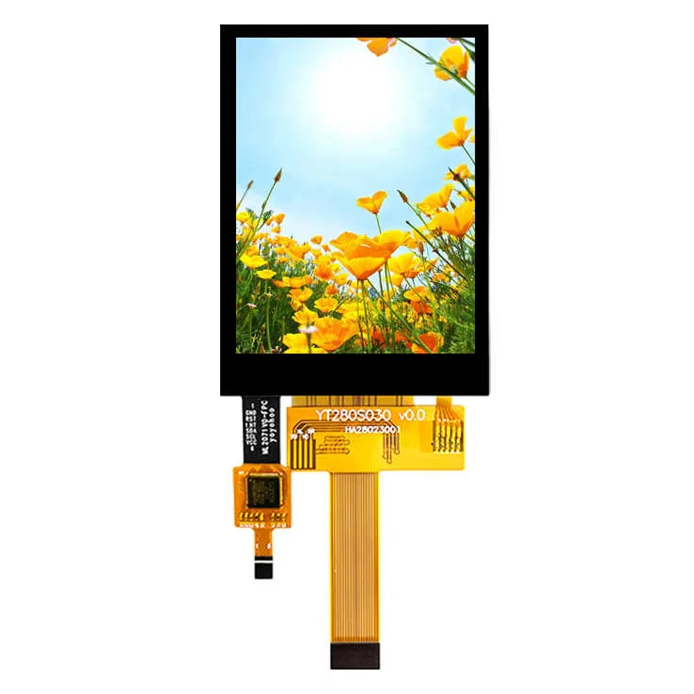 2.8 Inch TFT LCD Display Module 240*320 18PIN RGB565 SPI 4-Wire ST7789V ILI9341 GT911 Resistive 8Pin Capacitive Touch Screen