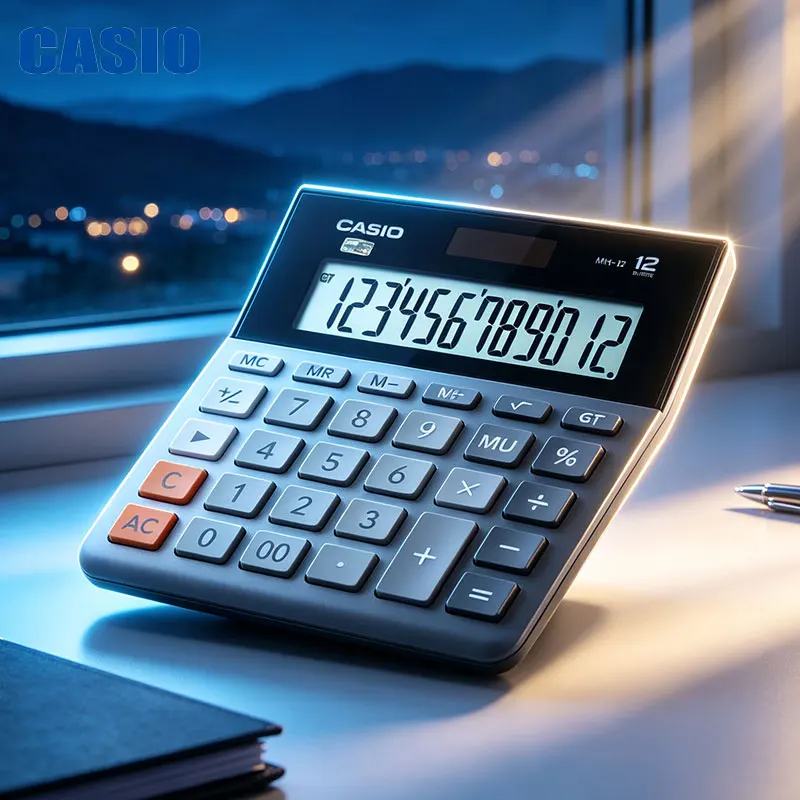 Casio MH-12/GX-120B/FX-50F II Portable Scientific Calculator - 10-Year Durability - Comfortable Viewing Angle