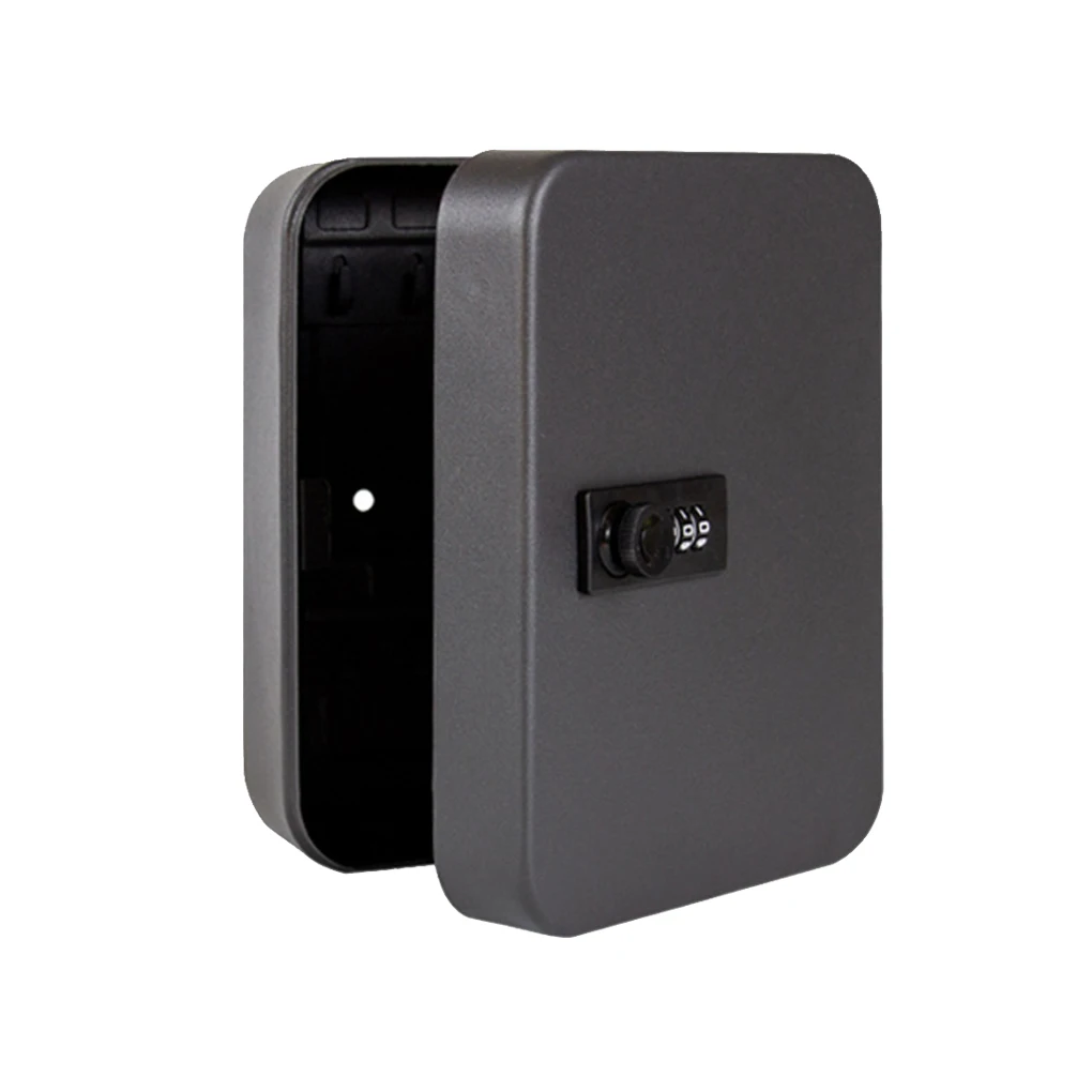 Key Cabinet Wall-mounted Lock Box Locking Container Keys Containers
