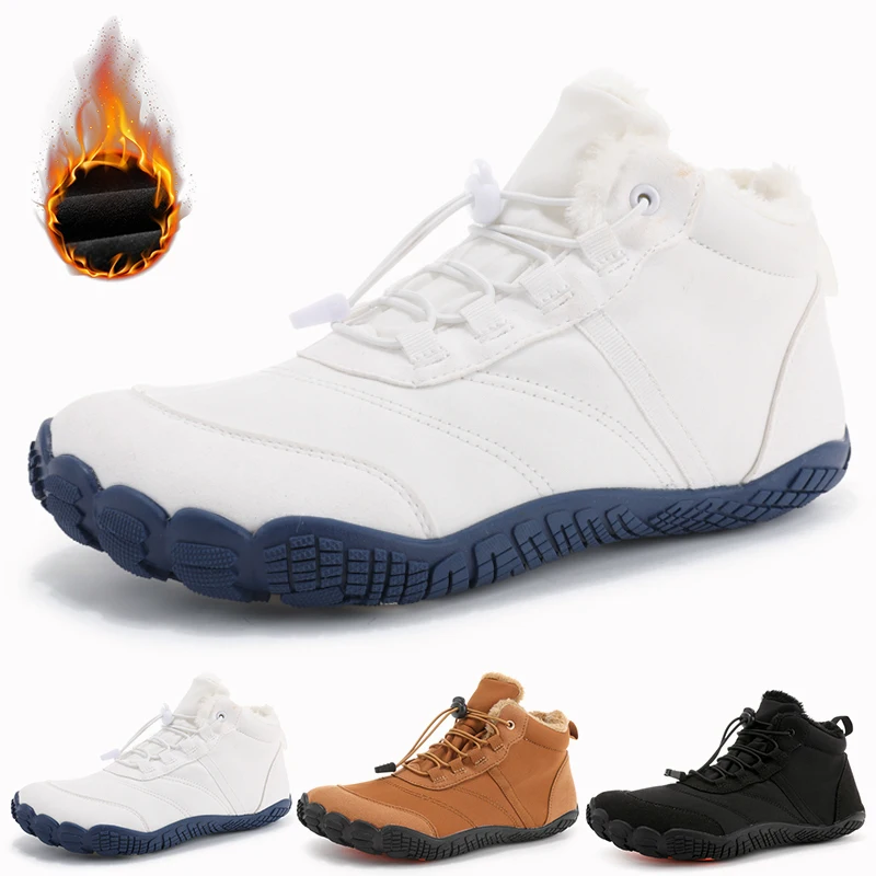 

Winter Boots Men Women Snow BareFoot Outdoor Non-slip Waterproof Barefoot Snow Shoes Warm Work Shoes Trekking Climbing Hiking