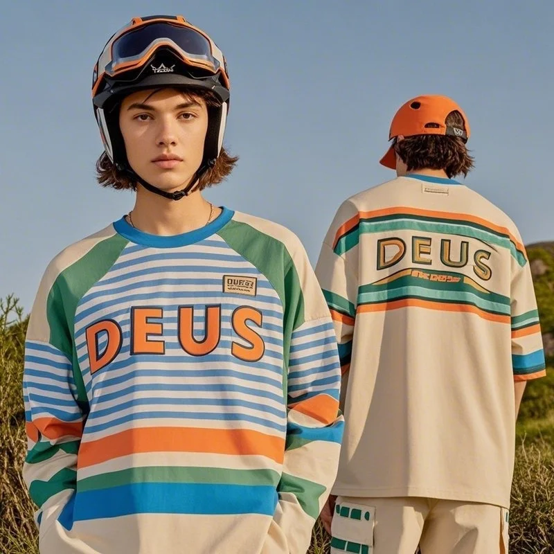 Deus ex machina corrida mx enduro camisa de ciclismo dh motocross downhill bmx mountain bike equitação camisas mtb respirável