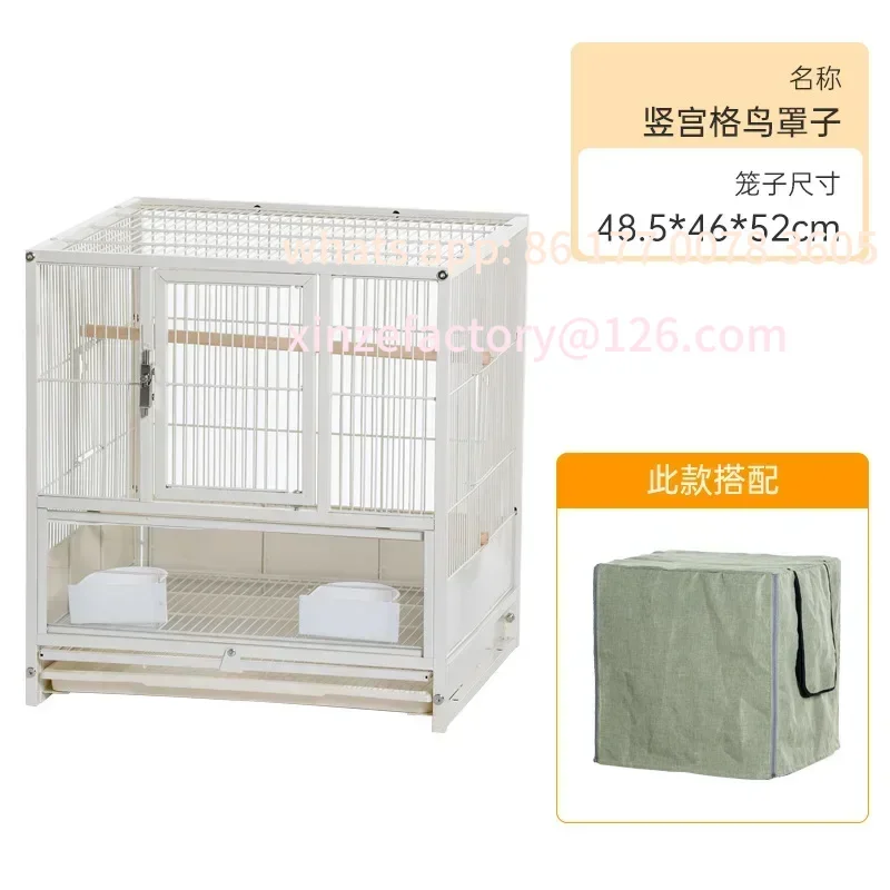 Customizable Budgie Bird Cages Large Outdoor Breeding Feeder Canary Bird Cages Parrot Stand Cage Pour Oiseaux Pet
