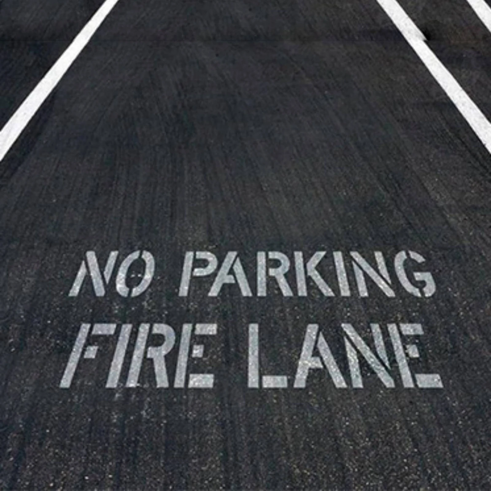 No-Parking Fire Lane Stencil Reusable Fire Lane Stencil Marking Tool Precise Cutouts Outdoor Use