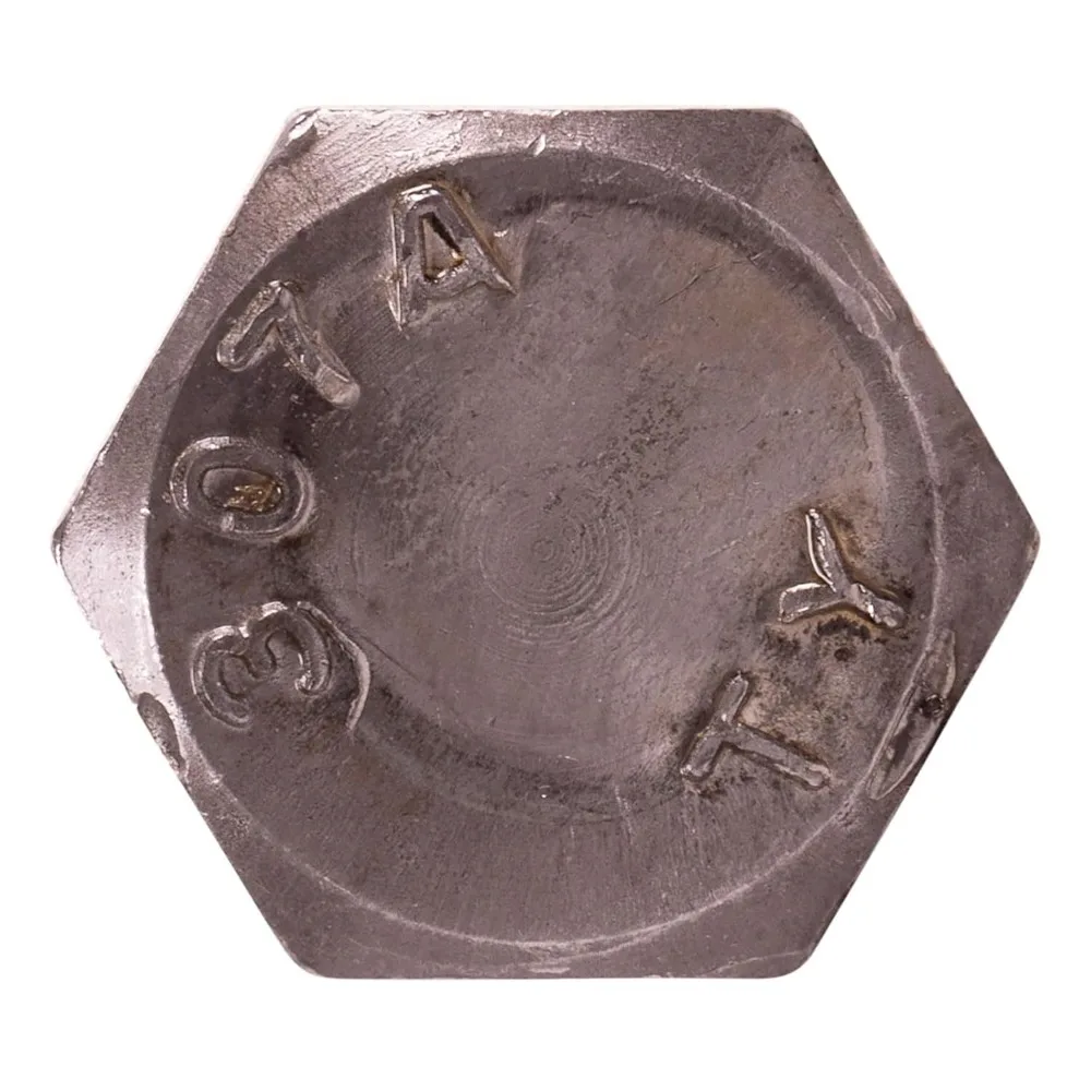 مسامير سداسية من الدرجة A307 3/4-10 × 6-1/2، 25 عبوة، لمسة نهائية عادية، مشابك بناء شديدة التحمل #2