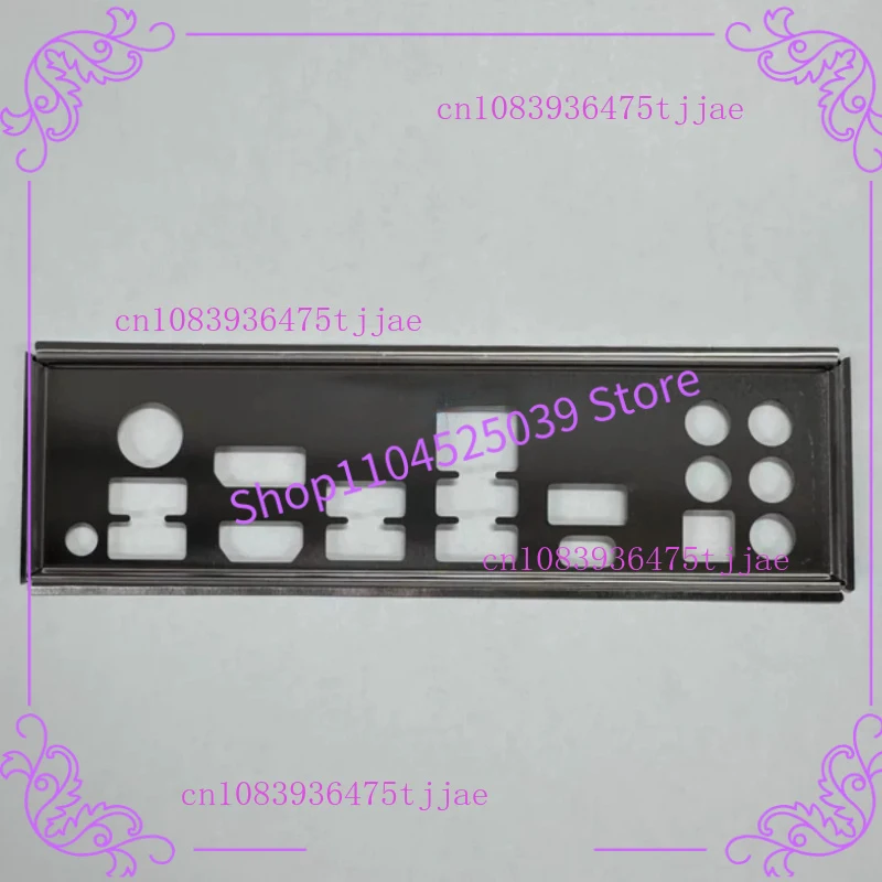 For MSI B450M MORTAR Cannon Titanium Titanium Gold Edition MAX Panel Motherboard Backplate IO