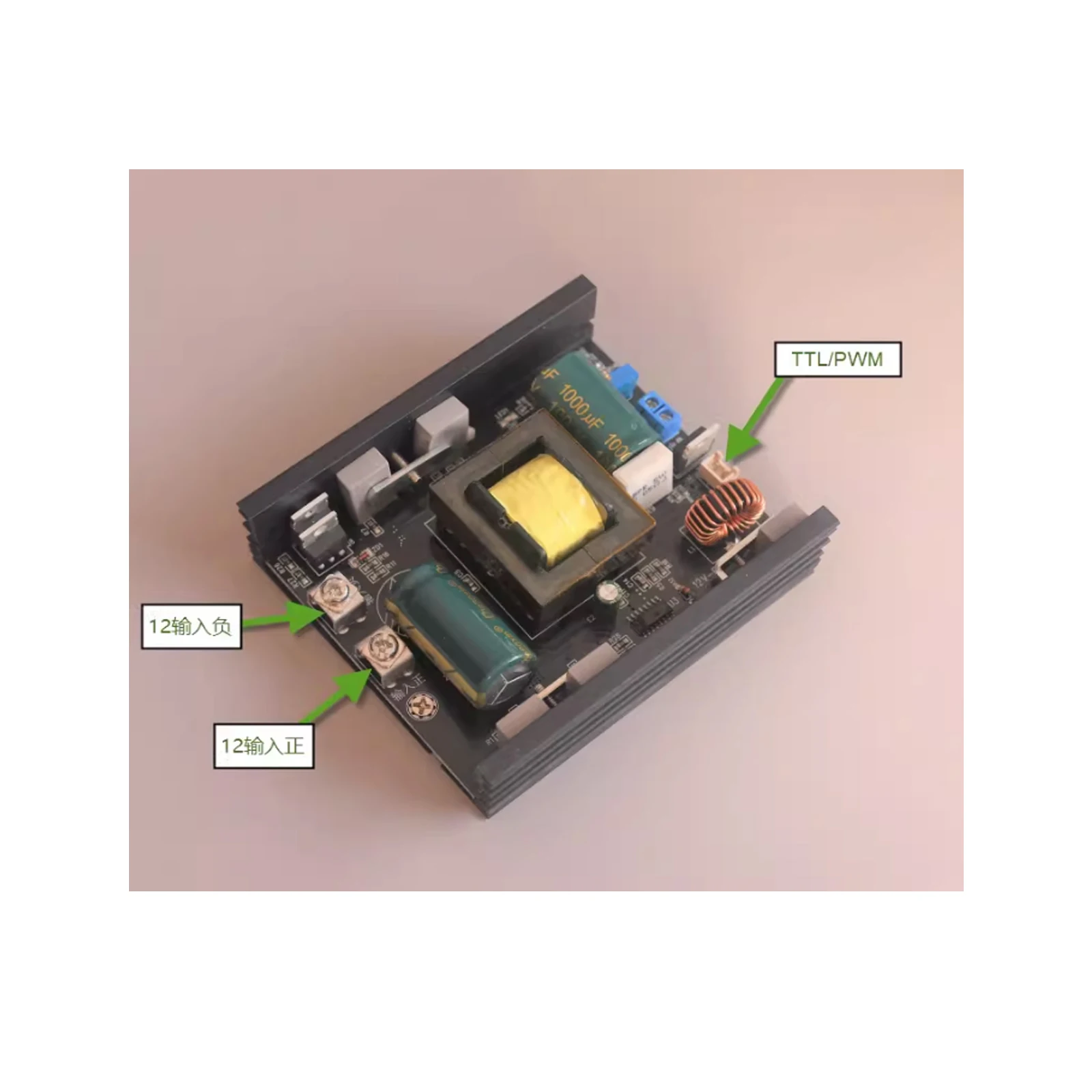 Nichia NUBM31 Blue 363C High Power Laser Module Driver 12V Boost 85V@3.3A