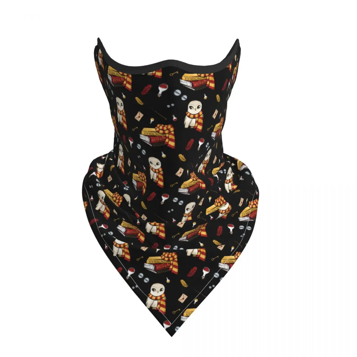 وشاح باندانا شتوي من Harrys Magic Adventure Movies Potters Neck Gaiter للنساء والرجال للحماية من الأشعة فوق البنفسجية لركوب الدراجات