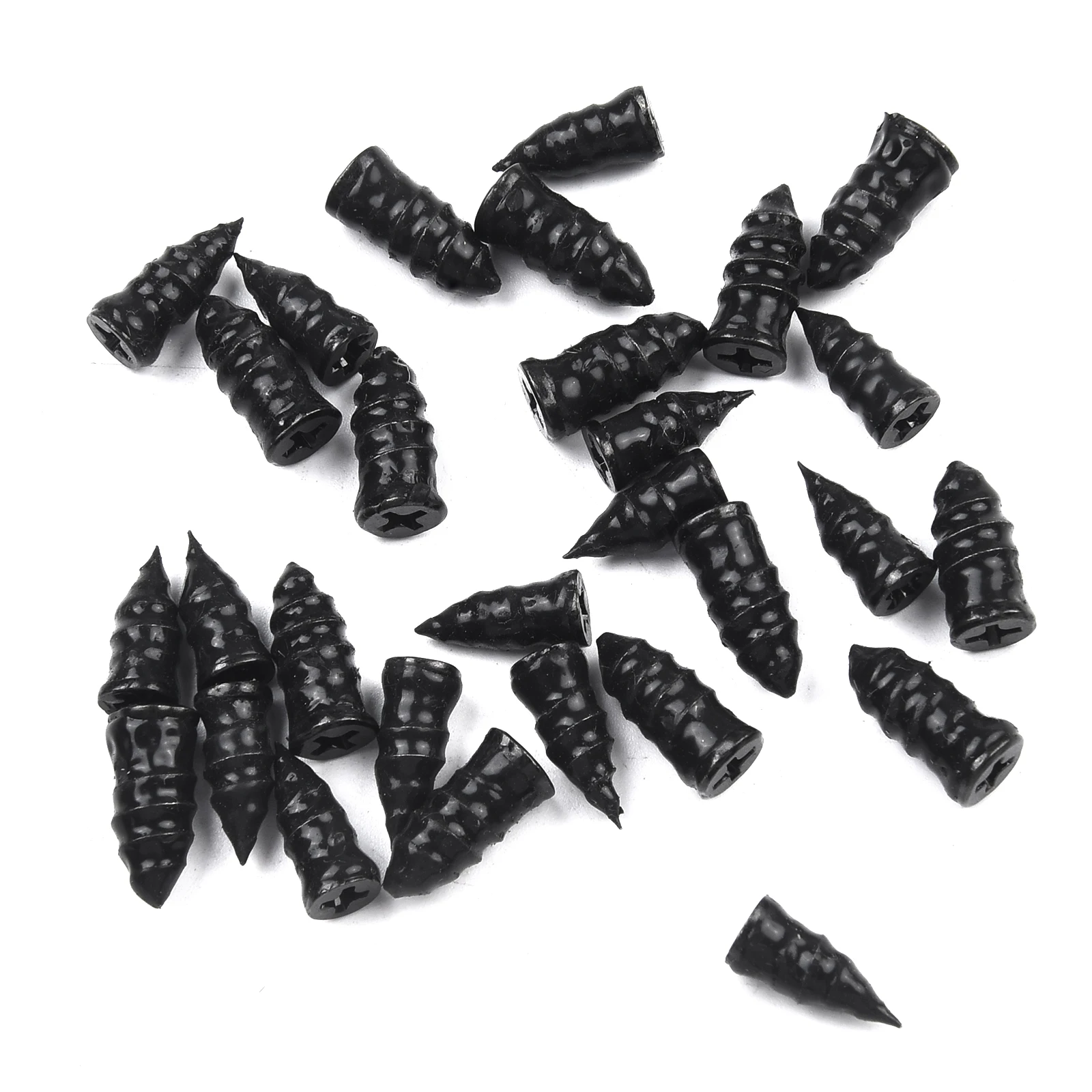 30PCS Rubber Self-tapping Screws For Tire Repair Silicone Car Screw Tyre Plug Repair Rubber Cement Screws Tire Repair