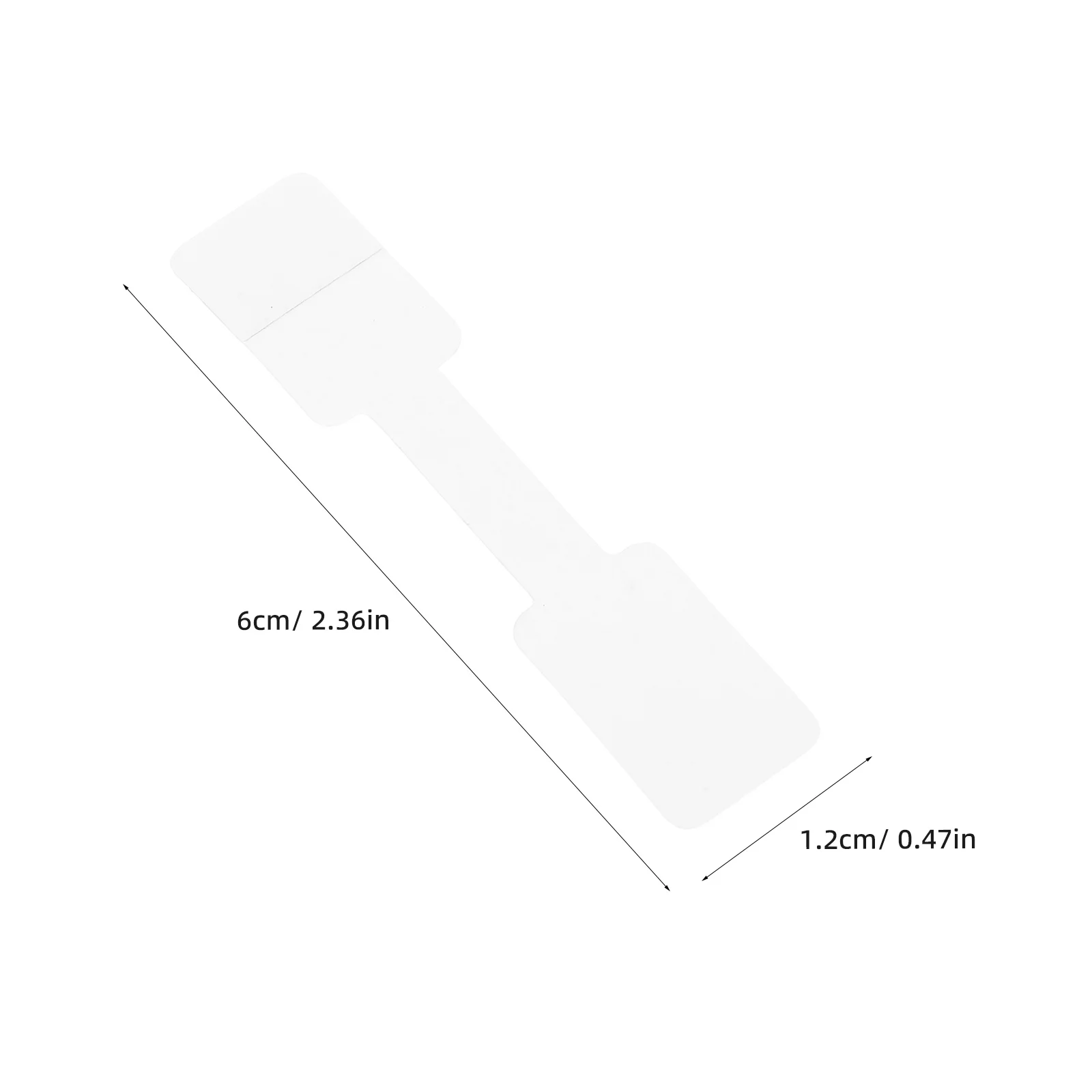 Étiquettes de prix adhésives vierges, étiquettes d'exposition de bijoux pour bagues, colliers, bracelets, magasin, utilisation au bureau, 300 pièces