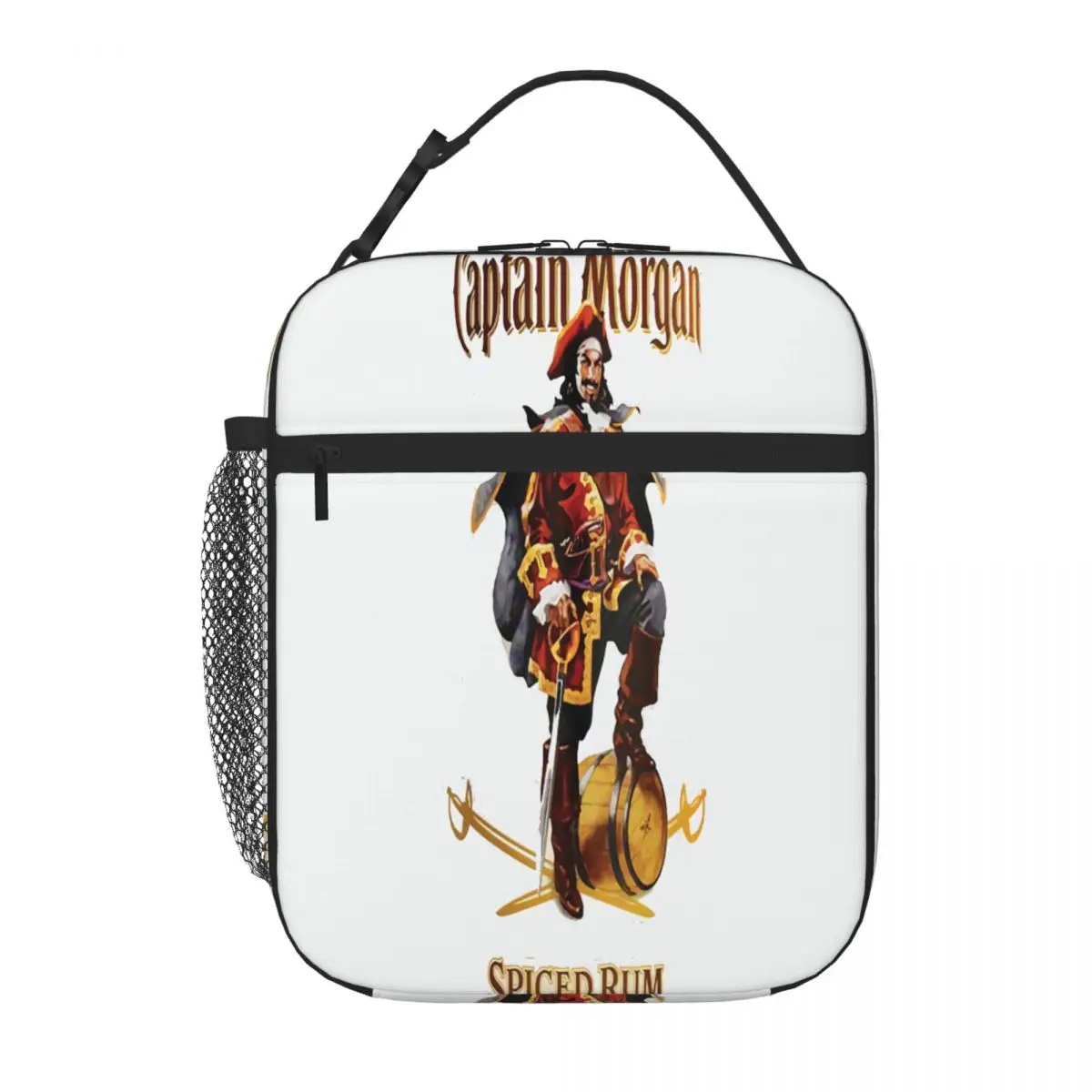 Hot Sale Captain Morgan Plain Design Small Lunch Bag Business Commute Thermal Tote