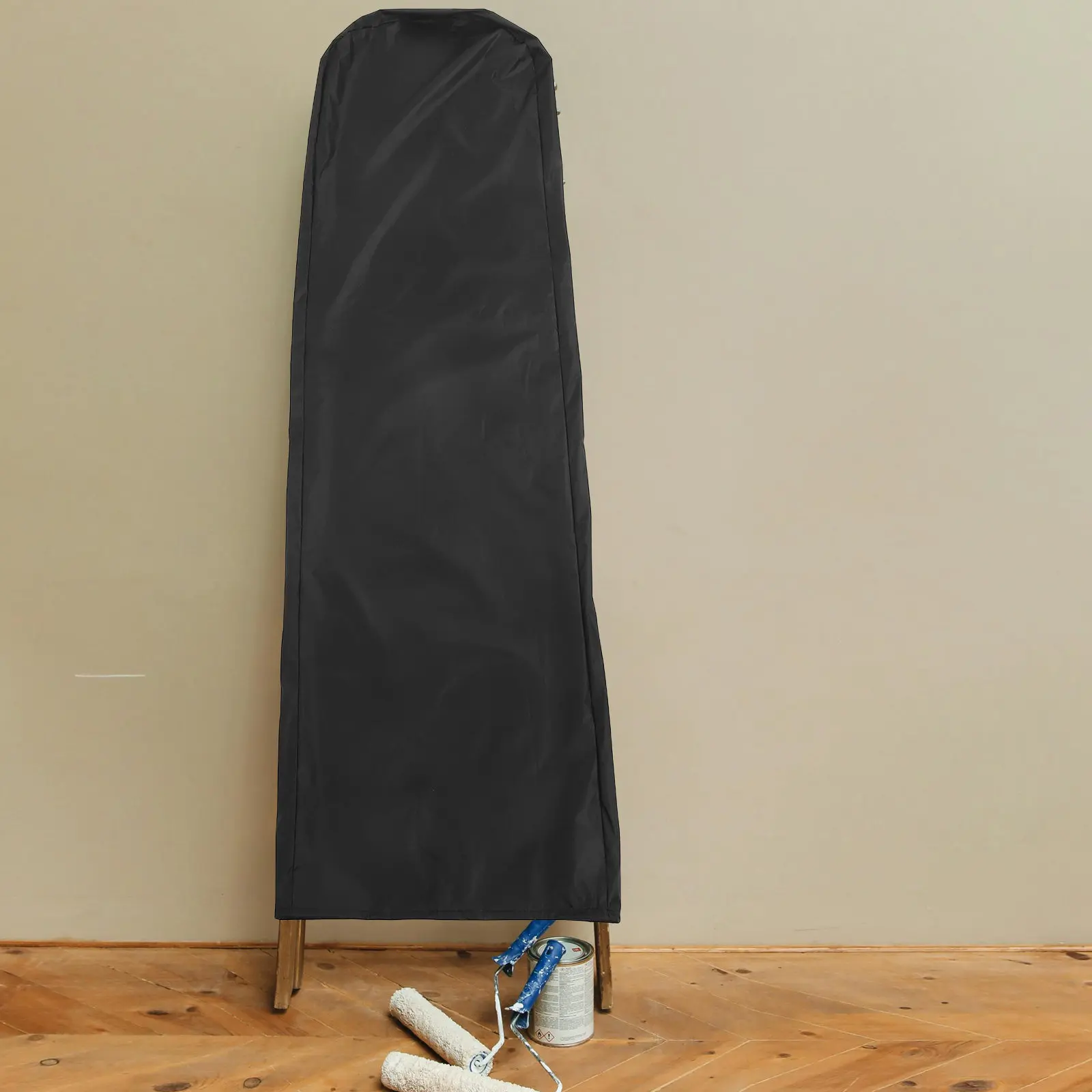 Folding Ladder Cover Black 210D Material Outdoor Waterproof Protector Step Ladder Patio Garden Storage Pool Step Cover