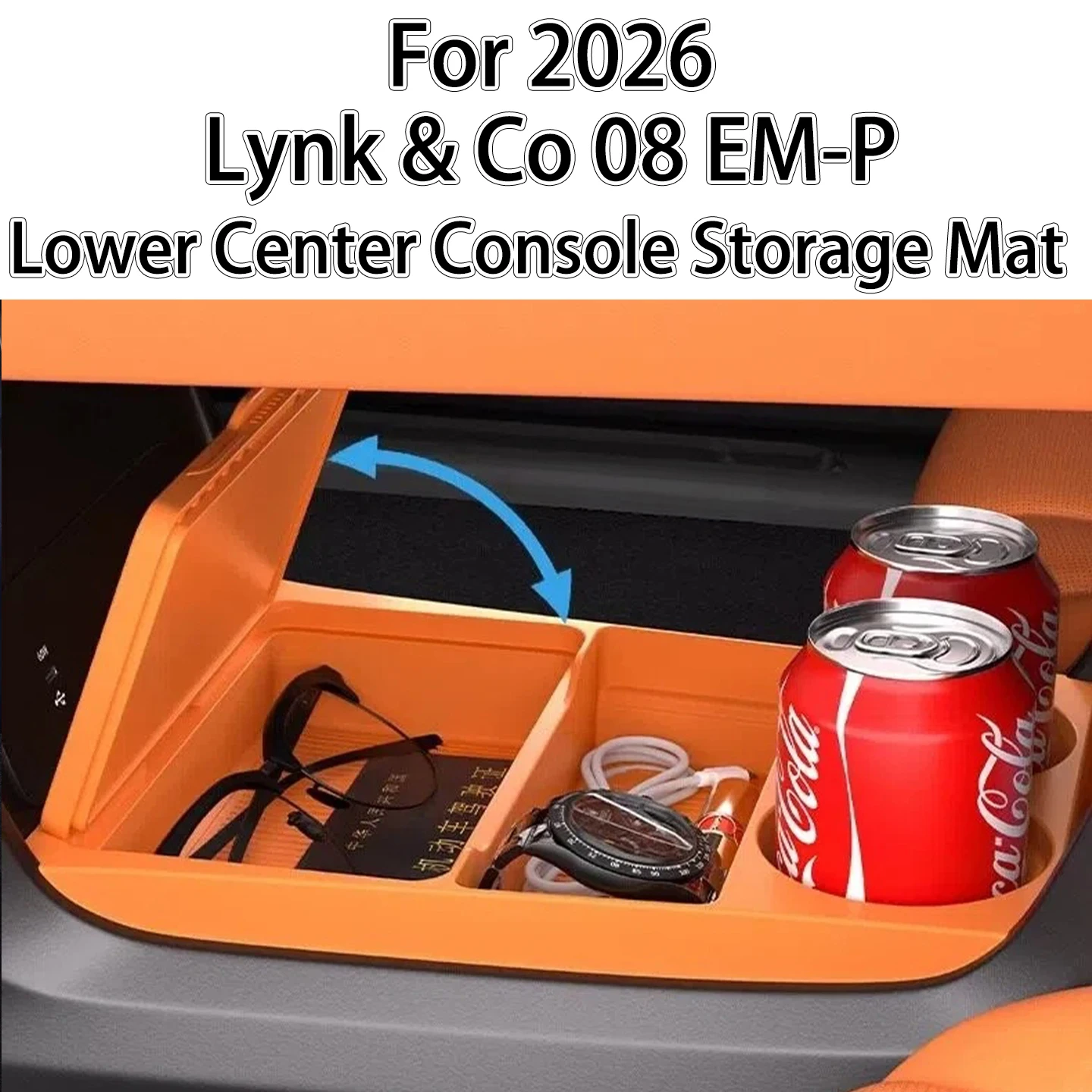For 2026 Lynk & Co 08 EM-P Center Console Storage Box Anti-Rattle Shockproof car accessories Dustproof Easy to Clean