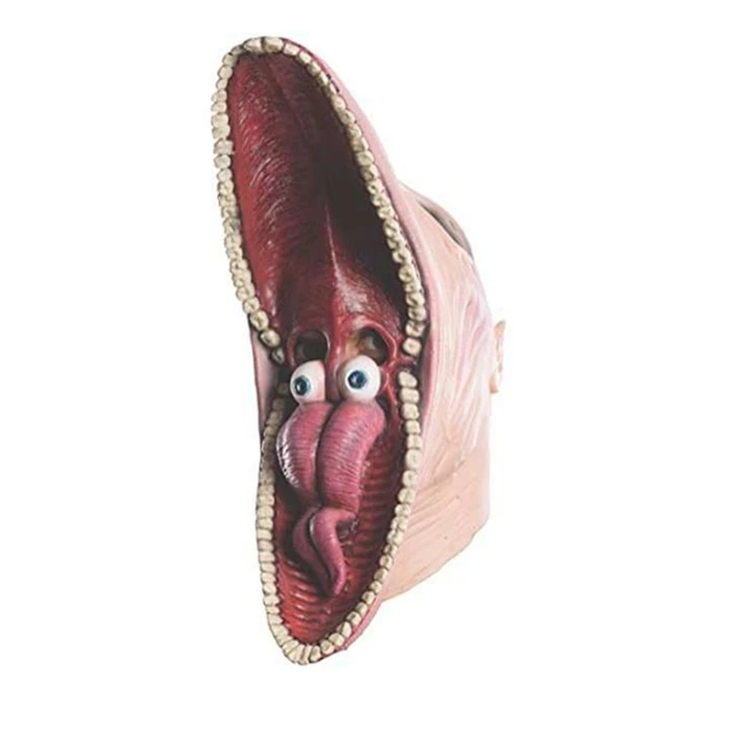 Evil Latex Mask Horror Long Nose Big Mouth Mask Halloween Cosplay Party Costume